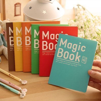 韓國創意文具MagicBook魔法書A6日記本軟抄本筆記本記事本子學生